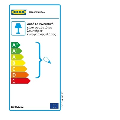 Energy Label Of: 30421527