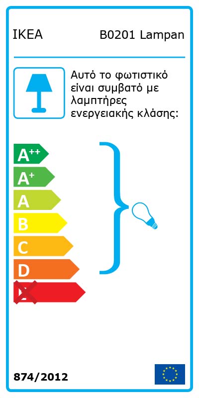 Energy Label Of: 40055420