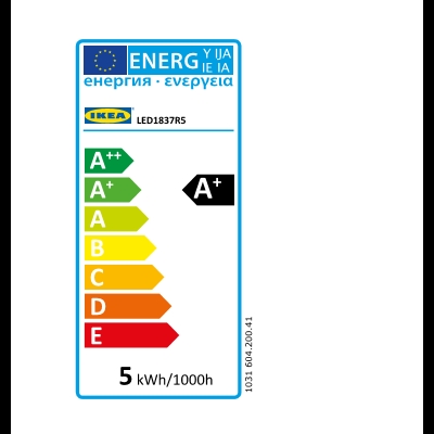 Energy Label Of: 60420041