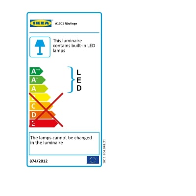 Energy Label Of: 90404921