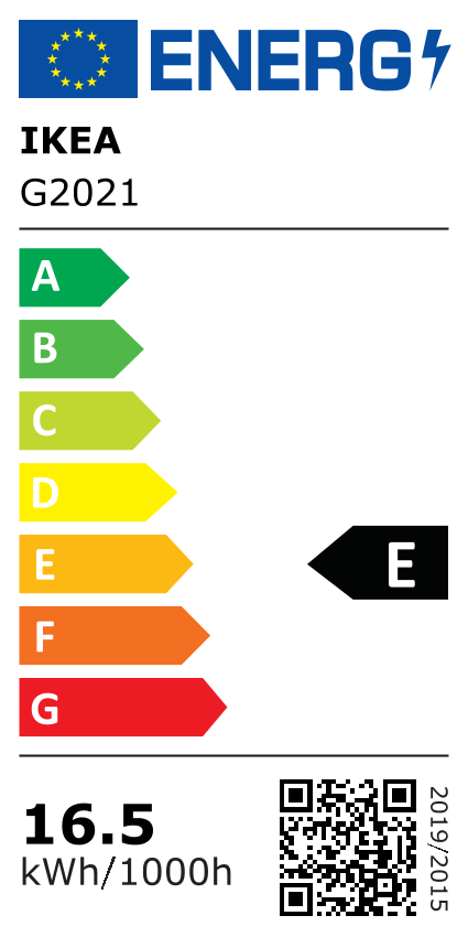Energy Label Of: 80459711