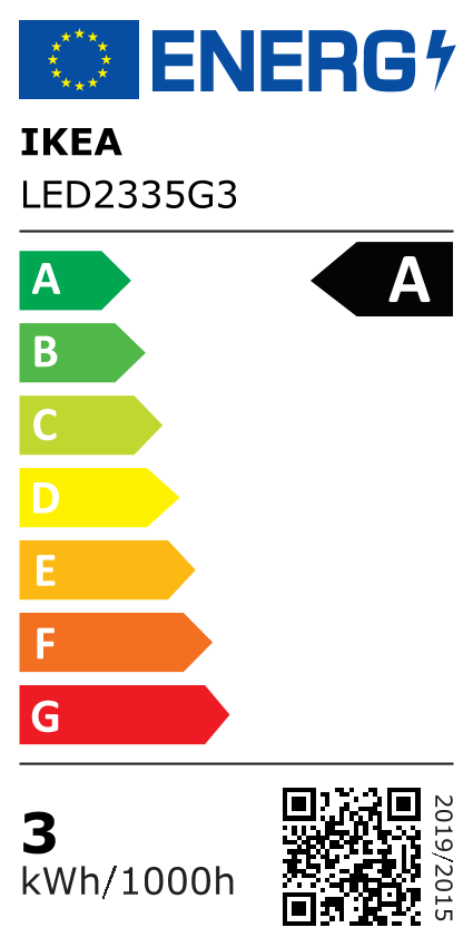 Energy Label Of: 80591447