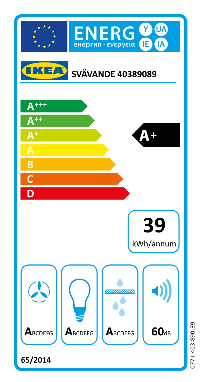Energy Label Of: 40389089