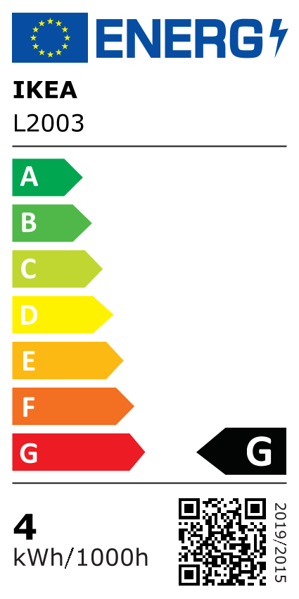 Energy Label Of: 80589519